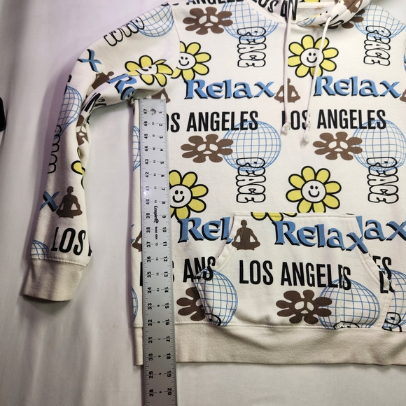 ⭐️ PacSun Vibrant Graphic Hoodie – Y2K Streetwear Essential Size Large - Picture 6 of 8